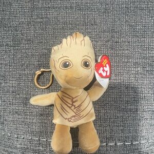 Ty Beanie Babies Groot Plush Keychain